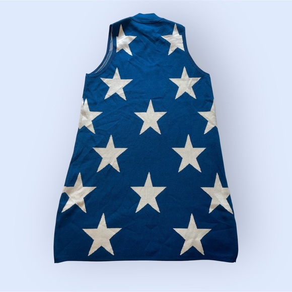 Show Me Your MuMu Navy Stars Knit Zoe Zip Dress - Picture 2 of 5